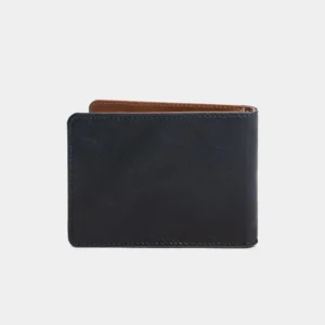 Porta billetes helios de cuero para hombre silueta minimalista