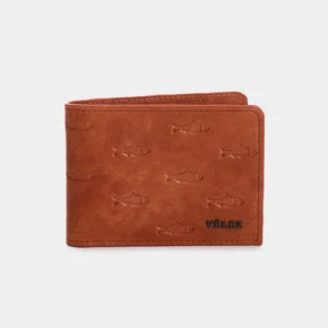 Billetera de cuero grabado para hombre Hazel