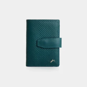 Billetera de cuero grabado para mujer Aria